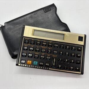 HP 12C Hewlett Packard Financial Calculator With Soft Case